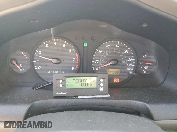 2004 Hyundai Santa Fe GLS with VIN KM8SC73DX4U836660, listed as a Copart auction lot 76409554 with 207,232 mi miles and Salvage Title. Bid and sale history available at carsss.com. Image 9.