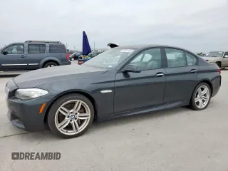 2012 BMW 5 Series 550i with VIN WBAFR9C53CDV59449, listed as a Copart auction lot 53901455 with 130,518 mi miles and Clean Title. Bid and sale history available at carsss.com. Image 1.