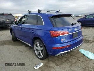 2022 Audi SQ5 Premium Plus with VIN WA1B4AFY7N2049525, listed as a Copart auction lot 54651604 with 22,554 mi miles and . Bid and sale history available at DreamBid. Image 2.
