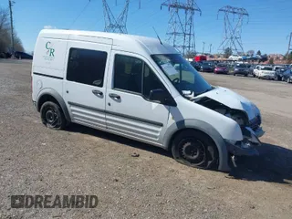 2013 Ford Transit Connect XL with VIN NM0LS6AN4DT158685, listed as a IAAI auction lot 41747412 with 67,749 mi miles. Bid and sale history available at carsss.com. Image 1.