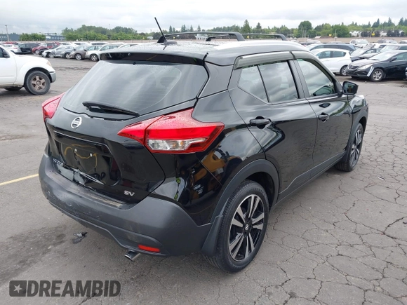 2019 Nissan Kicks SV with VIN 3N1CP5CU5KL543681, listed as a IAAI auction lot 42328297 with 35,736 mi miles and . Bid and sale history available at DreamBid. Image 4.