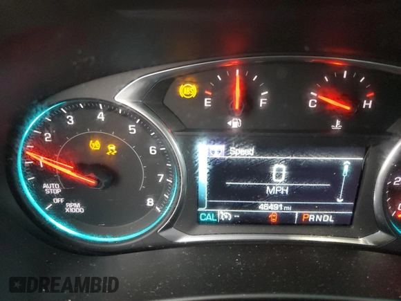 2018 Chevrolet Equinox Premier with VIN 2GNAXNEX9J6243597, listed as a Copart auction lot 80703824 with 46,491 mi miles and Clean Title. Bid and sale history available at carsss.com. Image 9.