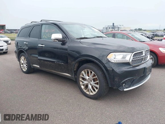 2014 Dodge Durango Citadel with VIN 1C4SDJET5EC314304, listed as a IAAI auction lot 42682540 with 213,651 mi miles and . Bid and sale history available at DreamBid. Image 1.