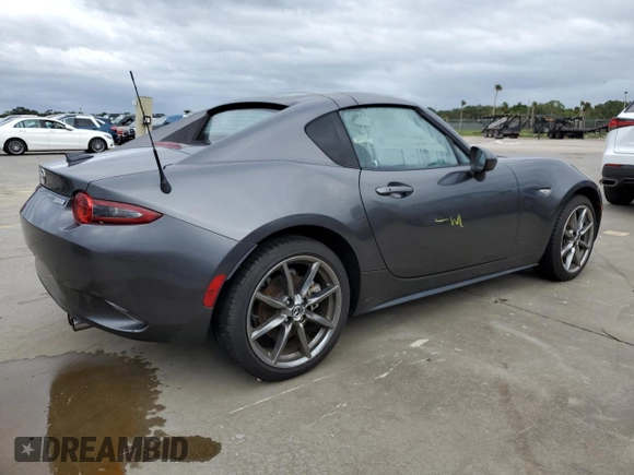 2017 Mazda MX-5 Miata RF Grand Touring with VIN JM1NDAM71H0103107, listed as a Copart auction lot 74390124 with 22,339 mi miles and Salvage Title. Bid and sale history available at carsss.com. Image 3.