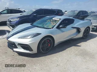 2021 Chevrolet Corvette 3LT with VIN 1G1YC2D49M5104636, listed as a Copart auction lot 75127754 with 0 mi miles and Salvage Title. Bid and sale history available at carsss.com. Image 1.