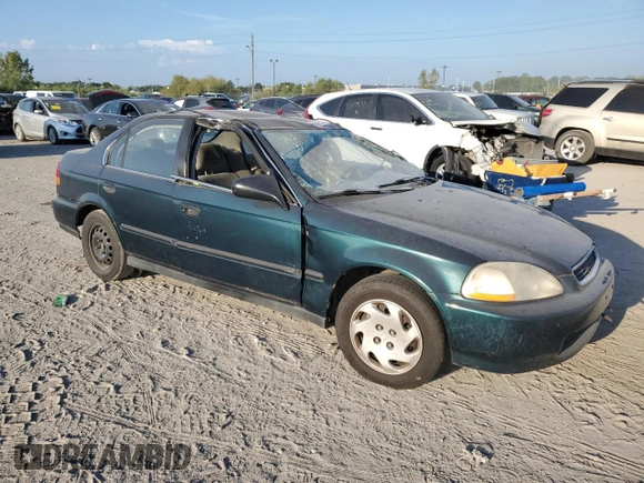 1997 Honda Civic LX with VIN 1HGEJ6570VL028030, listed as a Copart auction lot 69479674 with 160,958 mi miles and Salvage Title. Bid and sale history available at carsss.com. Image 4.