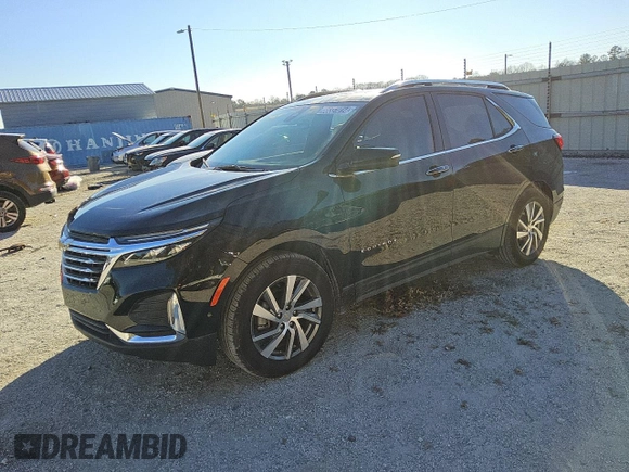 2023 Chevrolet Equinox Premier z VIN 3GNAXNEG3PL215430, wystawiony jako Copart lot #86351014 z przebiegiem 10 239 mil mil oraz Czysty tytuł • Clean title. Historia ofert i sprzedaży dostępna na DreamBid. Obrazek 1.