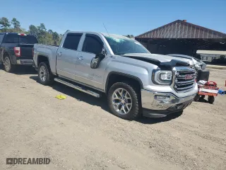 2018 GMC Sierra 1500 SLT with VIN 3GTU2NEC6JG107675, listed as a Copart auction lot 49834485 with 174,127 mi miles and Salvage Title. Bid and sale history available at carsss.com. Image 4.