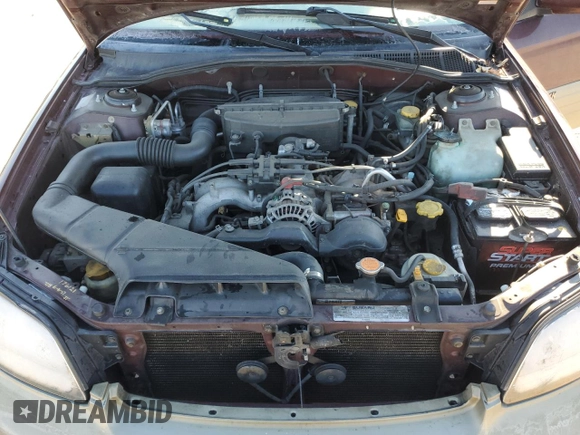 2000 Subaru Legacy Outback Limited with VIN 4S3BH6867Y6645556, listed as a Copart auction lot 89100895 with 205,592 mi miles and Salvage title. Bid and sale history available at DreamBid. Image 12.