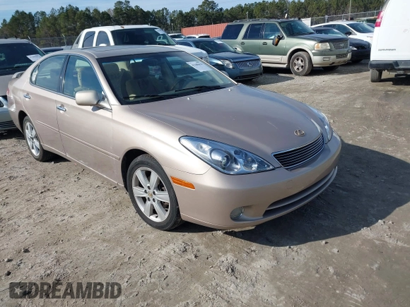 2005 Lexus ES 350 with VIN JTHBA30G755106720, listed as a IAAI auction lot 41305656 with 225,625 mi miles and . Bid and sale history available at DreamBid. Image 1.