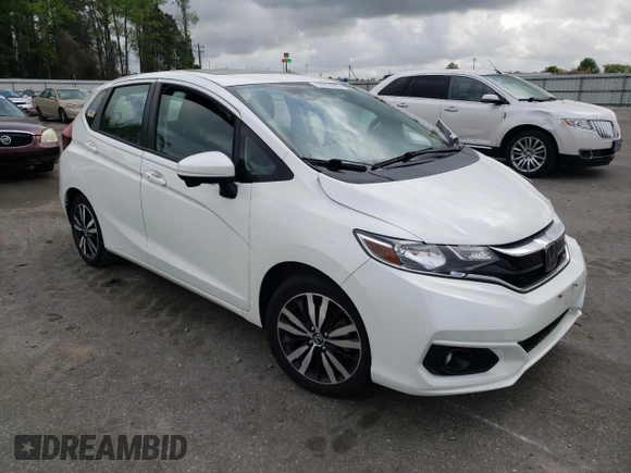 2018 Honda Fit EX with VIN 3HGGK5H85JM701259, listed as a Copart auction lot 51614605 with 38,615 mi miles and Salvage title. Bid and sale history available at DreamBid. Image 4.