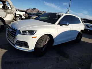 2018 Audi SQ5 Prestige with VIN WA1C4AFYXJ2104340, listed as a Copart auction lot 82862384 with 57,521 mi miles and Salvage Title. Bid and sale history available at DreamBid. Image 1.