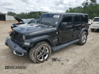 2022 Jeep Wrangler Unlimited Sahara z VIN 1C4HJXEN8NW249650, wystawiony jako Copart lot #56665035 z przebiegiem 48 367 mil mil oraz Szkoda całkowita • Salvage title. Historia ofert i sprzedaży dostępna na DreamBid. Obrazek 1.
