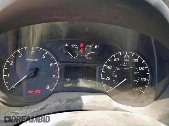 2017 Nissan Sentra SR with VIN 3N1AB7AP2HY380420, listed as a Copart auction lot 61296205 with 126,404 mi miles and Salvage title. Bid and sale history available at DreamBid. Image 9.