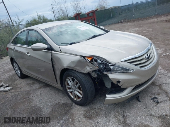 2011 Hyundai Sonata GLS with VIN 5NPEB4AC2BH061548, listed as a IAAI auction lot 42055422 with 131,366 mi miles and . Bid and sale history available at carsss.com. Image 1.