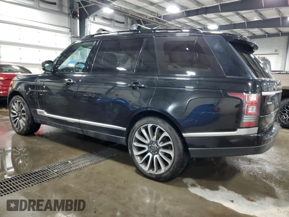2014 Land Rover Range Rover Supercharged z VIN SALGS3TFXEA193374, wystawiony jako Copart lot #82609224 z przebiegiem 133 819 mil mil oraz Szkoda całkowita • Salvage title. Historia ofert i sprzedaży dostępna na DreamBid. Obrazek 2.