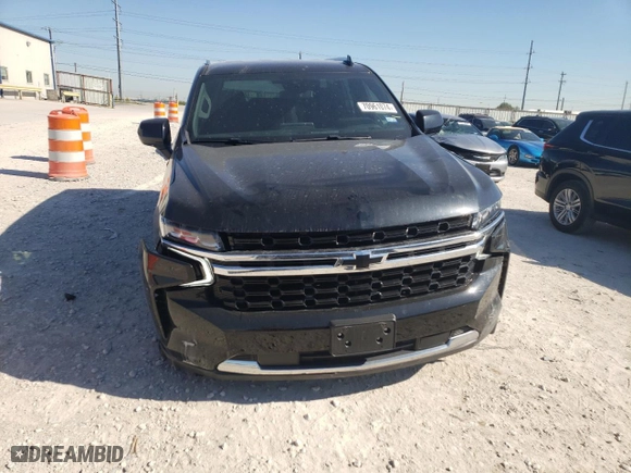 2023 Chevrolet Tahoe LS with VIN 1GNSCMKD5PR282527, listed as a Copart auction lot 70961074 with 14,132 mi miles and Salvage Title. Bid and sale history available at carsss.com. Image 5.