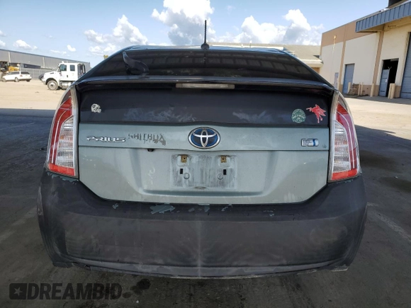 2012 Toyota Prius One with VIN JTDKN3DUXC1595723, listed as a Copart auction lot 51995805 with 230,361 mi miles and Clean Title. Bid and sale history available at DreamBid. Image 6.