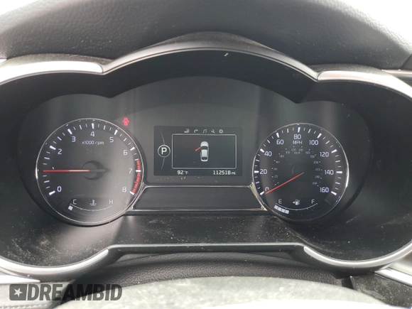 2015 Kia Optima SX Turbo with VIN 5XXGR4A64FG408491, listed as a Copart auction lot 59315544 with 112,518 mi miles and Clean Title. Bid and sale history available at carsss.com. Image 9.
