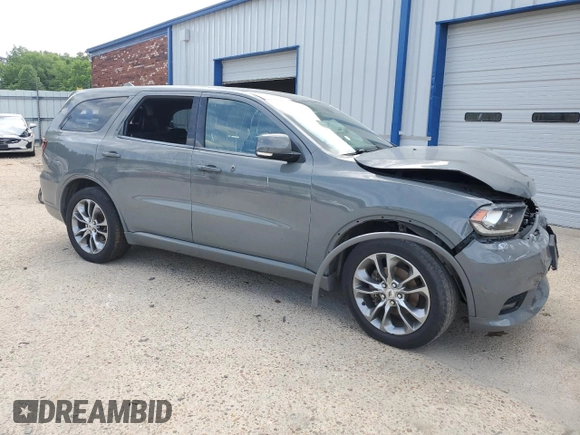 2020 Dodge Durango GT Plus with VIN 1C4RDHDG6LC258950, listed as a Copart auction lot 56196205 with 96,446 mi miles and Salvage title. Bid and sale history available at DreamBid. Image 4.