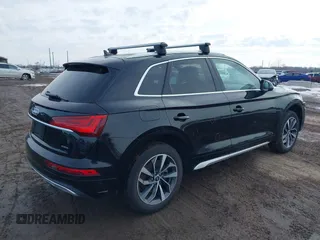 2021 Audi Q5 Premium Plus with VIN WA1BAAFY5M2013887, listed as a IAAI auction lot 41569563 with 79,663 mi miles and . Bid and sale history available at DreamBid. Image 4.