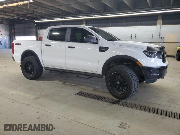 2023 Ford Ranger XL with VIN 1FTER4FH2PLE26247, listed as a Copart auction lot 53163535 with 27,444 mi miles and Salvage title. Bid and sale history available at DreamBid. Image 4.