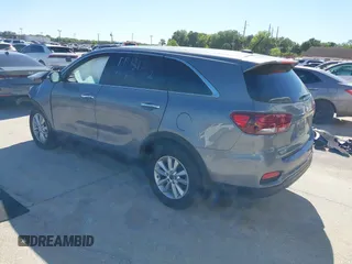 2019 Kia Sorento L with VIN 5XYPG4A3XKG605229, listed as a IAAI auction lot 41827291 with 59,594 mi miles. Bid and sale history available at carsss.com. Image 3.