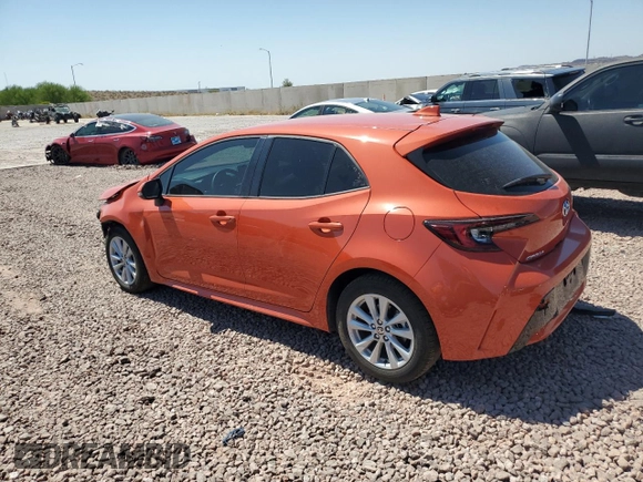 2023 Toyota Corolla Hatchback SE with VIN JTND4MBE5P3214007, listed as a Copart auction lot 70219754 with 13,973 mi miles and Salvage Title. Bid and sale history available at carsss.com. Image 2.