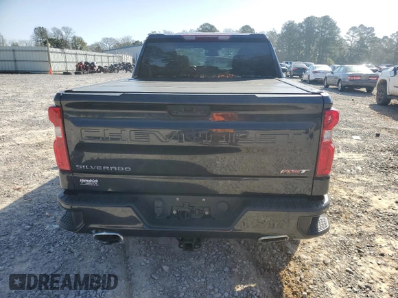 2022 Chevrolet Silverado 1500 RST with VIN 1GCUDEED1NZ594714, listed as a Copart auction lot 47855845 with 68,461 mi miles and Salvage Title. Bid and sale history available at DreamBid. Image 6.