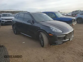 2017 Porsche Cayenne GTS with VIN WP1AD2A28HLA83870, listed as a Copart auction lot 87222024 with 48,476 mi miles and Salvage title. Bid and sale history available at DreamBid. Image 4.