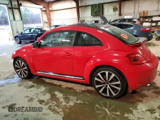 2012 Volkswagen Beetle 2.0T Turbo with VIN 3VW467AT7CM649844, listed as a Copart auction lot 44510205 with 140,411 mi miles and Salvage Title. Bid and sale history available at carsss.com. Image 2.