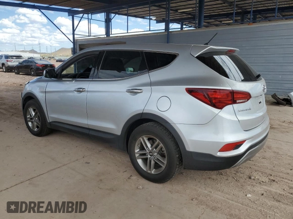 2018 Hyundai Santa Fe 2.4L with VIN 5XYZT3LB7JG527512, listed as a Copart auction lot 53291345 with 97,016 mi miles and Salvage title. Bid and sale history available at DreamBid. Image 2.