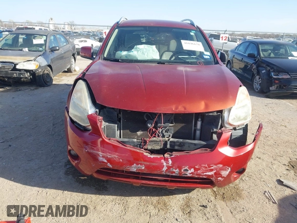 2013 Nissan Rogue S with VIN JN8AS5MT7DW001167, listed as a IAAI auction lot 41846678 with 186,299 mi miles. Bid and sale history available at carsss.com. Image 6.