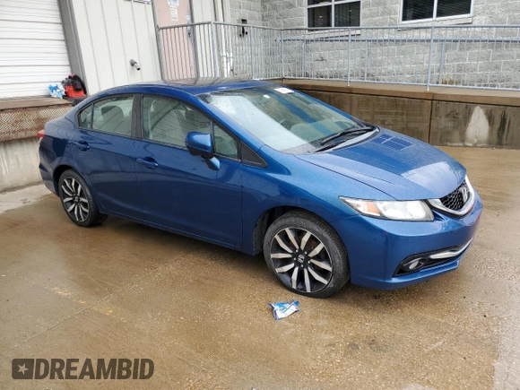 2015 Honda Civic Sedan EX-L with VIN 2HGFB2F96FH504029, listed as a Copart auction lot 51946275 with 142,837 mi miles and Salvage Title. Bid and sale history available at carsss.com. Image 4.