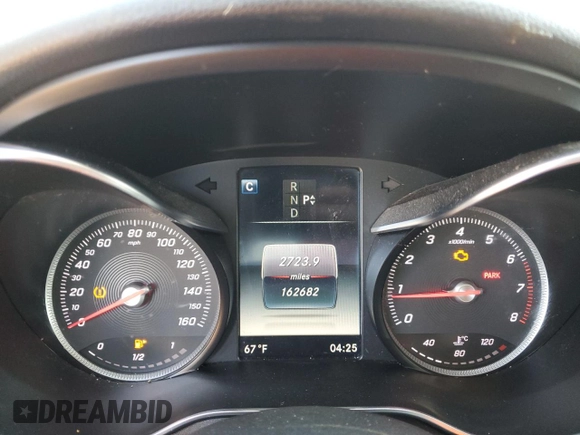 2017 Mercedes-Benz C 300 with VIN 55SWF4KB1HU208656, listed as a Copart auction lot 50159845 with 162,682 mi miles and Salvage title. Bid and sale history available at DreamBid. Image 9.