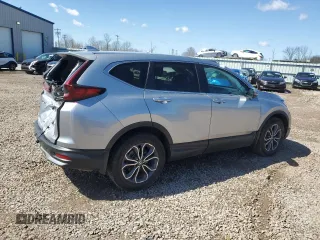 2021 Honda CR-V EX with VIN 2HKRW2H52MH627258, listed as a Copart auction lot 53127085 with 52,127 mi miles and Salvage Title. Bid and sale history available at carsss.com. Image 3.