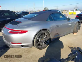 2019 Porsche 911 Carrera with VIN WP0CA2A92KS129254, listed as a IAAI auction lot 41392032 with 26,153 mi miles. Bid and sale history available at carsss.com. Image 4.