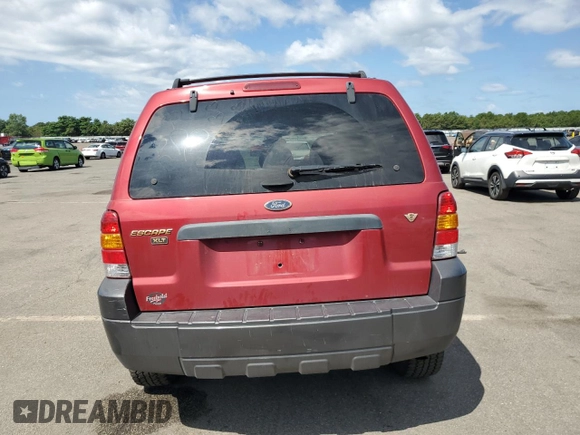 2006 Ford Escape XLT z VIN 1FMCU93136KA12761, wystawiony jako Copart lot #65526955 z przebiegiem 142 075 mil mil oraz Szkoda całkowita • Salvage title. Historia ofert i sprzedaży dostępna na DreamBid. Obrazek 6.