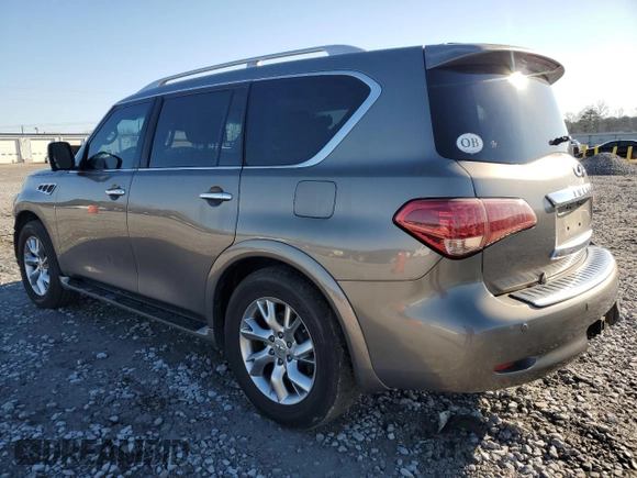 2013 Infiniti QX56 with VIN JN8AZ2NF4D9551007, listed as a Copart auction lot 48231285 with 239,531 mi miles and Salvage title. Bid and sale history available at DreamBid. Image 2.