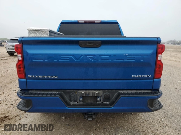 2022 Chevrolet Silverado 1500 Custom with VIN 3GCPABEK4NG536745, listed as a Copart auction lot 51083935 with 88,669 mi miles and Salvage Title. Bid and sale history available at DreamBid. Image 6.