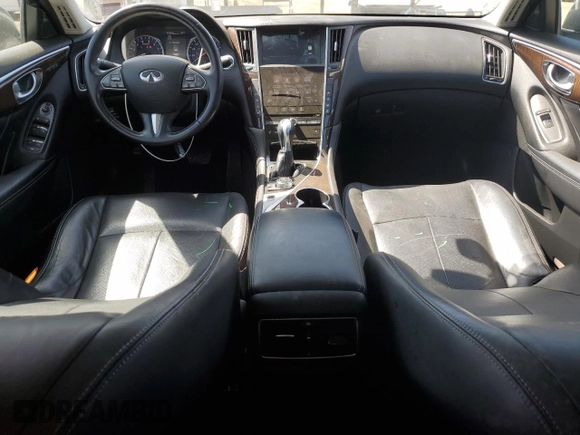 2014 Infiniti Q50 Sport with VIN JN1BV7AP0EM682217, listed as a Copart auction lot 49917125 with 65,606 mi miles and Salvage Title. Bid and sale history available at DreamBid. Image 8.