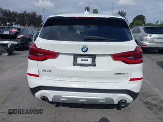 2021 BMW X3 sDrive30i with VIN 5UXTY3C01M9H12586, listed as a IAAI auction lot 42131082 with 44,206 mi miles. Bid and sale history available at carsss.com. Image 16.