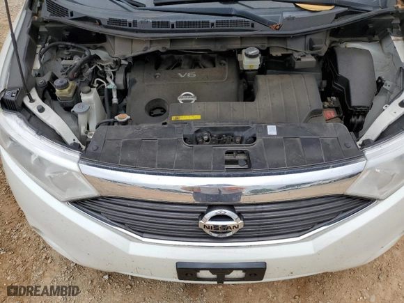 2015 Nissan Quest S with VIN JN8AE2KP8F9121606, listed as a Copart auction lot 54638664 with 104,186 mi miles. Bid and sale history available at carsss.com. Image 14.