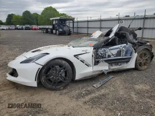 2016 Chevrolet Corvette 1LT z VIN 1G1YA2D70G5108479, wystawiony jako Copart lot #52794405 z przebiegiem Nie podano mil oraz Szkoda całkowita • Salvage title. Historia ofert i sprzedaży dostępna na DreamBid. Obrazek 1.