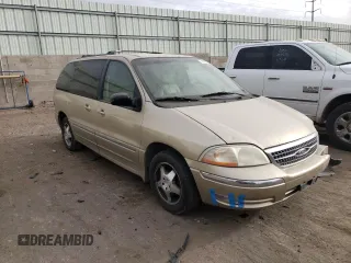 2000 Ford Windstar SEL with VIN 2FMZA5349YBB11183, listed as a Copart auction lot 41635135 with 190,631 mi miles and Salvage Title. Bid and sale history available at carsss.com. Image 4.