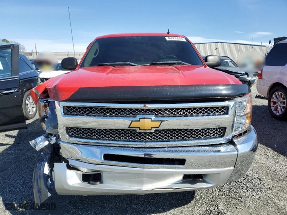 2013 Chevrolet Silverado 1500 LT with VIN 3GCPKSE70DG308216, listed as a Copart auction lot 46335645 with 161,968 mi miles and Salvage Title. Bid and sale history available at carsss.com. Image 5.