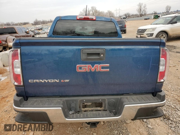 2019 GMC Canyon 2WD with VIN 1GTG5BEN5K1167385, listed as a Copart auction lot 45316035 with 35,980 mi miles and Salvage Title. Bid and sale history available at carsss.com. Image 6.