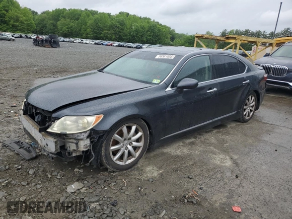 2007 Lexus LS 460 L z VIN JTHGL46F175016938, wystawiony jako Copart lot #56561085 z przebiegiem Nie podano mil oraz Tytuł czysty. Historia ofert i sprzedaży dostępna na DreamBid. Obrazek 1.