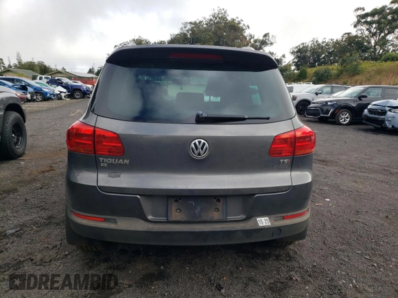 2016 Volkswagen Tiguan R-Line with VIN WVGBV7AX1GW548543, listed as a Copart auction lot 86662094 with 100,936 mi miles and Salvage Title. Bid and sale history available at DreamBid. Image 6.