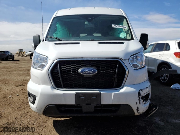 2021 Ford Transit Wagon XL with VIN 1FBAX2CG0MKA32417, listed as a Copart auction lot 46230105 with 62,649 mi miles and Salvage Title. Bid and sale history available at carsss.com. Image 5.